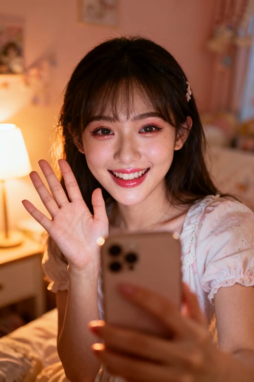穿搭美妆元气舞蹈姐妹聊天